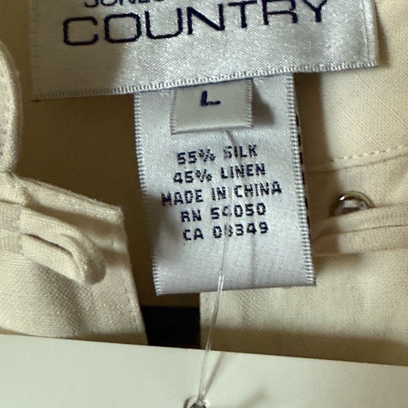 Vintage Jones New York Silk-Linen Top | NWT - Picture 5 of 6